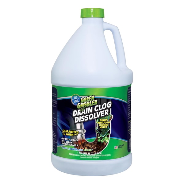 Green Gobbler Liquid Drain Clog Remover 1 gal G0665 Zoro